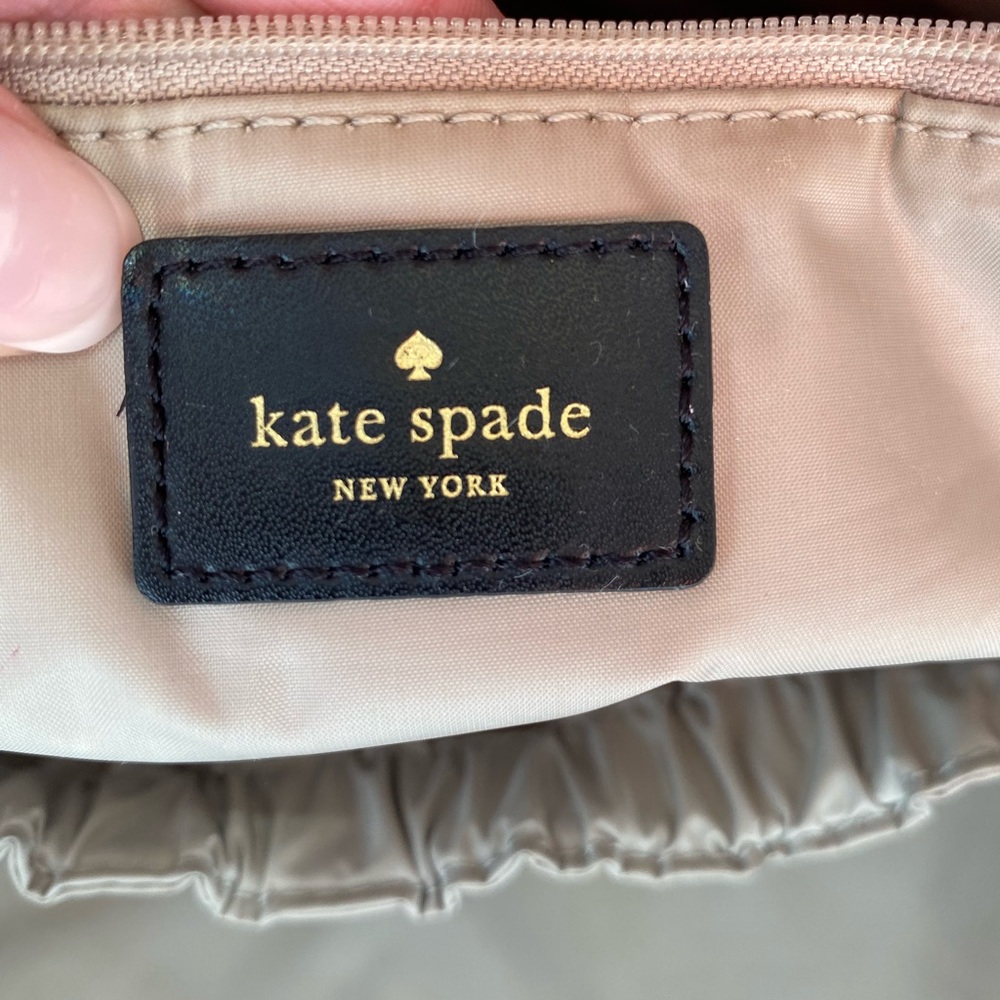kate spade ♠️ new york Kaylie Diaper Bag Pink Black White - Picture 6 of 15